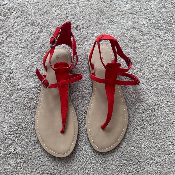 Target Merona Women's Summer Sandal in Burnt Orange (Size 6) - Picture 4 of 4